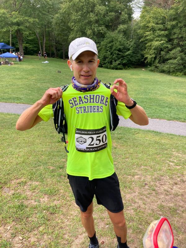 Gavin Furlong ran 50K of rough terrain just for the fun of it. SUBMITTED PHOTO